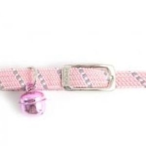 Ancol Cat Col Soft Weave Refl Pink
